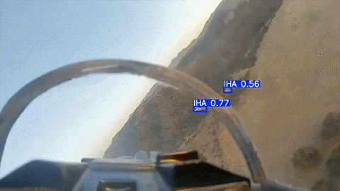 Combat UAV target detection